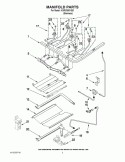 Part Location Diagram of WPW10345919 Whirlpool Holder, Surface Burner Orifice