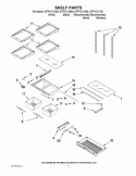 SHELF PARTS Diagram and Parts List for GI7FVCXXA00  Whirlpool Refrigerator