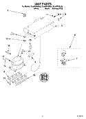 UNIT PARTS Diagram and Parts List for EL05PPXMB00  Whirlpool Refrigerator