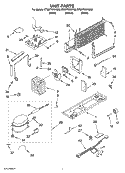 UNIT PARTS Diagram and Parts List for ET8WTKXVB00  Whirlpool Refrigerator