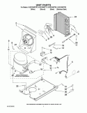 UNIT PARTS Diagram and Parts List for KUIS15NRTB3  KitchenAid Ice Maker