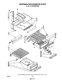 REFRIGERATOR INTERIOR , LIT/OPTIONAL Diagram and Parts List for ED22MMXLWR1  Whirlpool Refrigerator