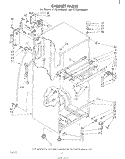 CABINET Diagram and Parts List for ET16JK1MWR3  Whirlpool Refrigerator