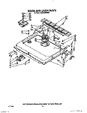 DOOR AND LATCH Diagram and Parts List for KUDI220WWH0  KitchenAid Dishwasher