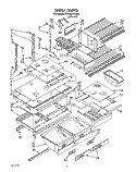 SHELF, LIT/OPTIONAL Diagram and Parts List for ET20DKXXN00  Whirlpool Refrigerator