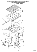 COMPARTMENT SEPARATOR Diagram and Parts List for ET22PKXDN00  Whirlpool Refrigerator