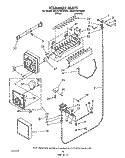 ICE MAKER , NOT ILLUSTRATED Diagram and Parts List for 4ED25PWXWN00  Whirlpool Refrigerator