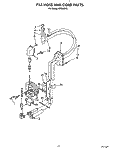 FILL HOSE AND CORD Diagram and Parts List for KPDI620T2  KitchenAid Dishwasher