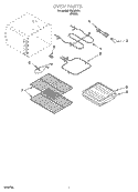 Part Location Diagram of 9750214 Whirlpool Element, Bake