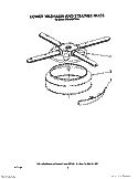 LOWER WASHARM AND STRAINER Diagram and Parts List for KUDA220TWH4  KitchenAid Dishwasher
