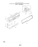 BACKGUARD Diagram and Parts List for 1463W3A  Roper Range