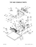 Part Location Diagram of W10396189 Whirlpool WIRING DIAGRAM