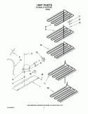 UNIT PARTS Diagram and Parts List for EV181FZTQ00  Whirlpool Freezer