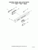 Part Location Diagram of WPW10500179 Whirlpool Control Panel