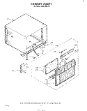CABINET Diagram and Parts List for AHFH0820  Whirlpool Air Conditioner