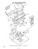 SECTION Diagram and Parts List for LE5750XKW2  Whirlpool Dryer