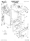 SECTION Diagram and Parts List for LEQ7000KQ2  Whirlpool Dryer