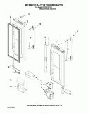 Part Location Diagram of WP12918704 Whirlpool Door Bin