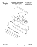 CONTROL PANEL, LITERATURE Diagram and Parts List for RB170PXYB6  Whirlpool Wall Oven