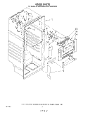 LINER Diagram and Parts List for ET18JKYSF05  Whirlpool Refrigerator