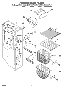 Part Location Diagram of 2301357 Whirlpool BASKET-FZR