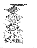 COMPARTMENT SEPARATOR Diagram and Parts List for ET14JKXXN01  Whirlpool Refrigerator