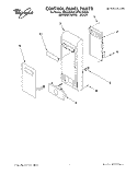 CONTROL PANEL Diagram and Parts List for MT8078XEB0  Whirlpool Microwave