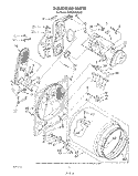 BULKHEAD Diagram and Parts List for KGYE850VAL0  KitchenAid Dryer