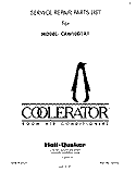 SECTION Diagram and Parts List for CAW10D1A1  Whirlpool Air Conditioner