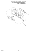 CONTROL PANEL, LITERATURE Diagram and Parts List for RBD277PDQ4  Whirlpool Wall Oven