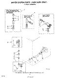 WATER SYSTEM Diagram and Parts List for LA7800XPW1  Whirlpool Washer
