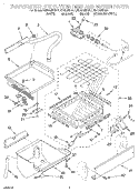 EVAPORATOR, ICE CUTTER GRID AND WATER Diagram and Parts List for KUIS185FBL1  KitchenAid Ice Maker