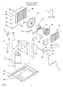 UNIT, LITERATURE Diagram and Parts List for RA101G0  Whirlpool Air Conditioner
