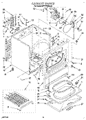 SECTION Diagram and Parts List for KEYE778BAL0  KitchenAid Dryer