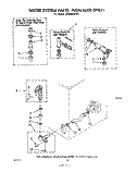 WATER SYSTEM (NON SUDS ONLY) Diagram and Parts List for LA7005XPW1  Whirlpool Washer
