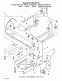 Part Location Diagram of WPW10175220 Whirlpool Surface Burner Orifice Holder