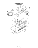 CONTROL PANEL Diagram and Parts List for B5008B1  Roper Range