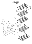 UNIT Diagram and Parts List for RV2099REW02  Roper Freezer
