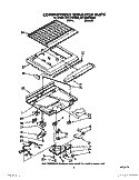 COMPARTMENT SEPARATOR Diagram and Parts List for 3ET18GKXWN00  Whirlpool Refrigerator