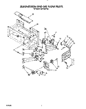 Part Location Diagram of 4358156 Whirlpool BUTTON-PLG
