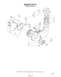 BLOWER Diagram and Parts List for KUDS21CS2  KitchenAid Dishwasher