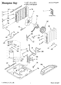 UNIT, LITERATURE Diagram and Parts List for BHAC0830AS1  Whirlpool Air Conditioner