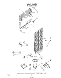 UNIT Diagram and Parts List for 8614W0C  Roper Refrigerator
