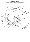 CONTROL PARTS Diagram and Parts List for GS5NHAXSY00  Whirlpool Refrigerator
