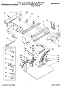 SECTION Diagram and Parts List for KEYW770BWH0  KitchenAid Dryer