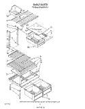 SHELF Diagram and Parts List for RT18BMXVW11  Roper Refrigerator