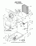 UNIT PARTS Diagram and Parts List for KUIC15PRXS0  KitchenAid Ice Maker
