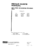 BACKGUARD Diagram and Parts List for 1353W1A  Roper Range
