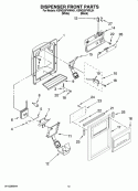 Part Location Diagram of W10136796 Whirlpool ESCUTCHEON