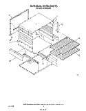 INTERNAL OVEN Diagram and Parts List for SF302EERW4  Whirlpool Range